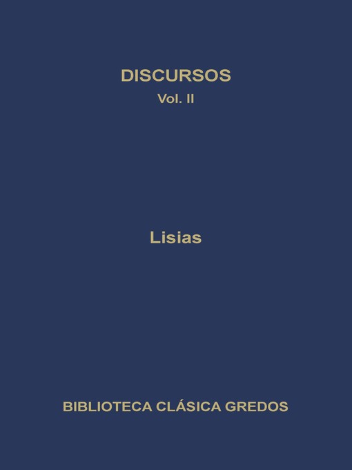 Title details for Discursos II by Lisias - Available